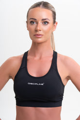 Black Sports Back Bra