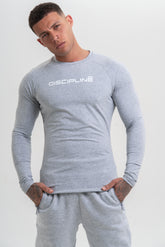 Grey Discipline Long Sleeve Top
