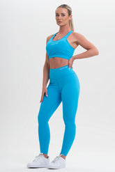 Blue Discipline Leggings