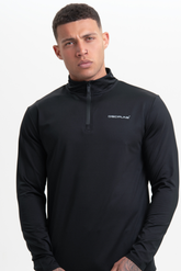 Black Funnel Neck Top