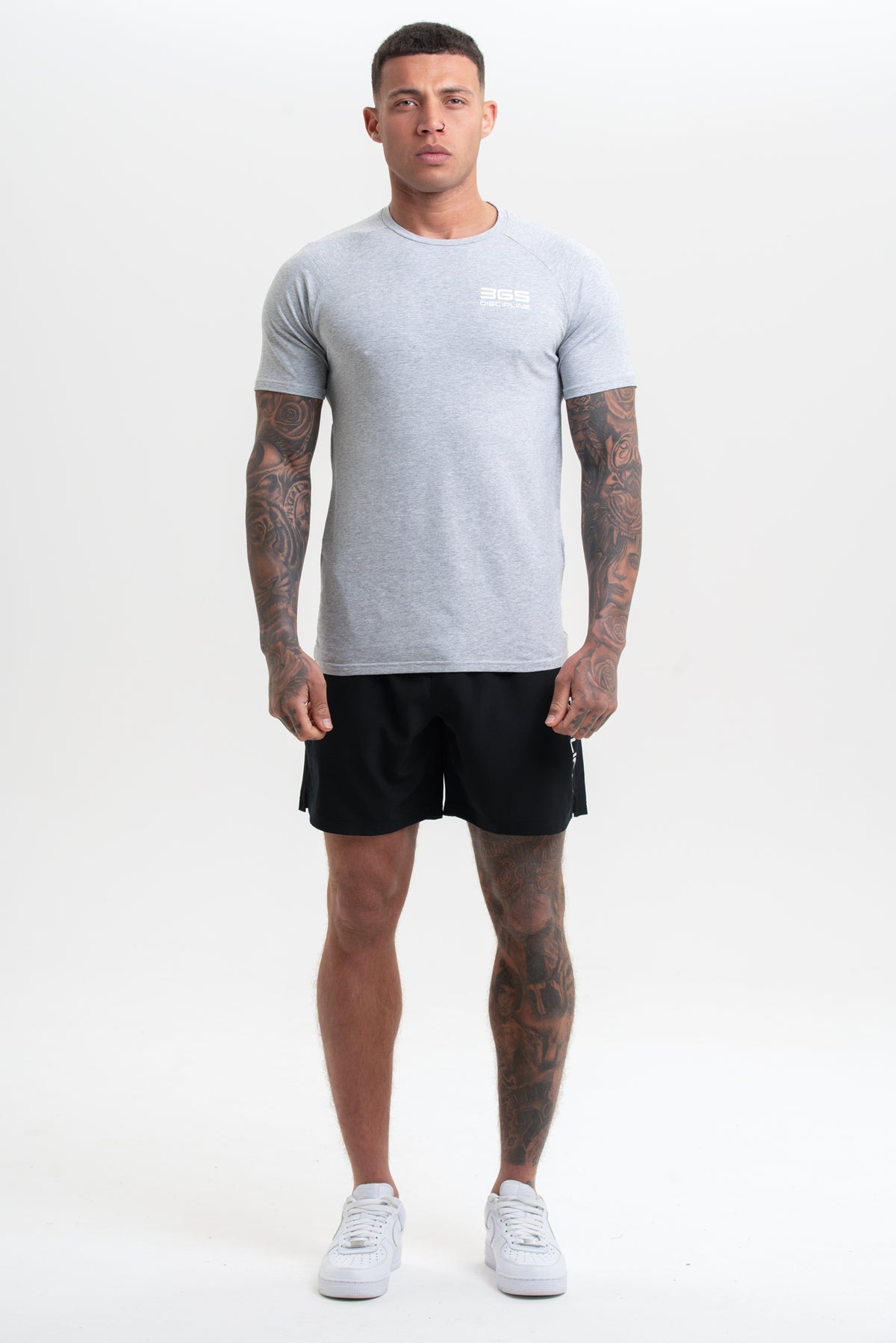 Grey Short Sleeve Top