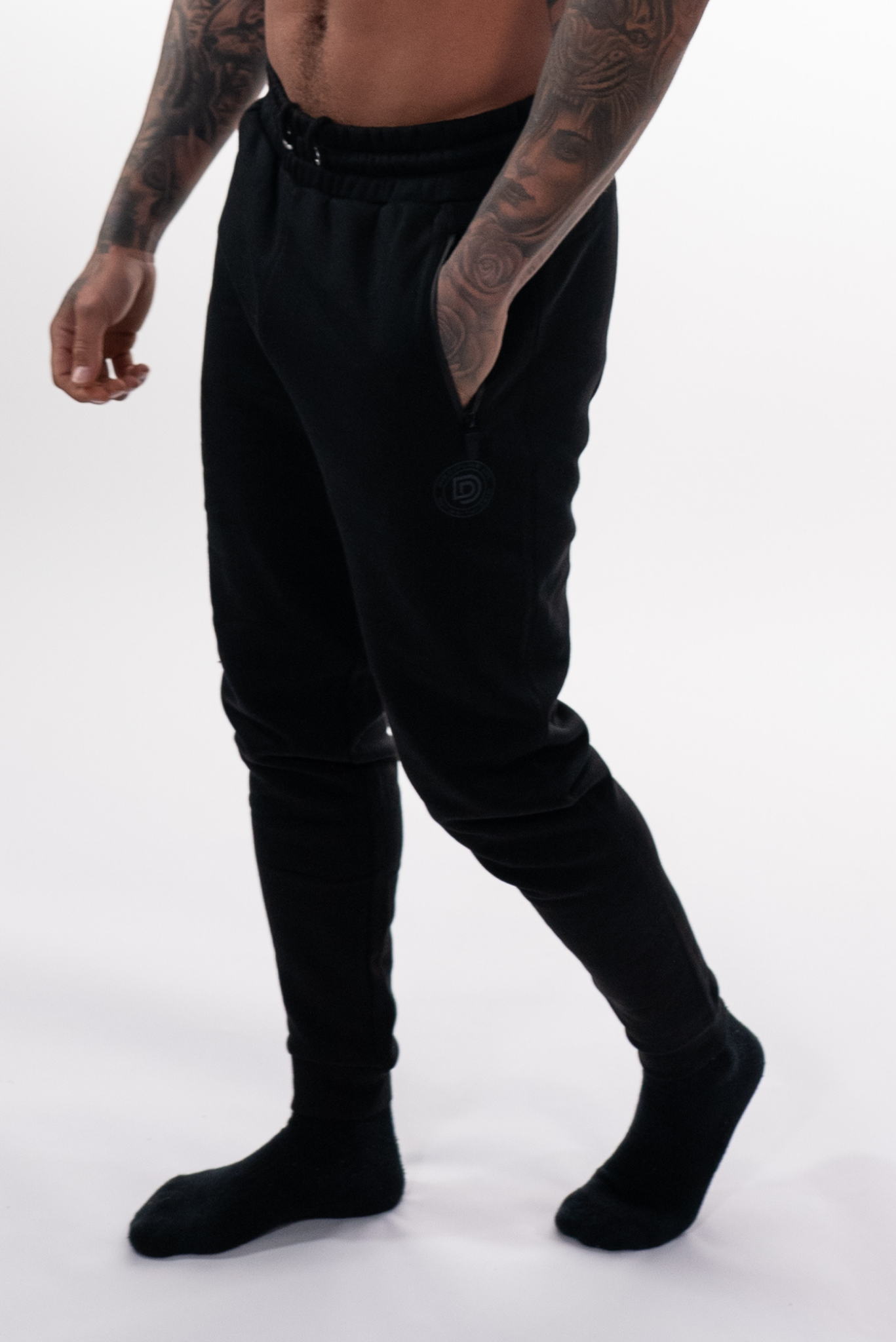 Black Slim Fit Jogger Discipline Ltd